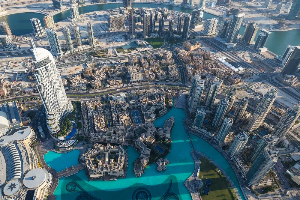 View of Dubai Skyline